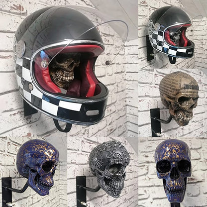 ☠️🏴‍☠️Motorcycle Helmet and Jacket Skull Holder