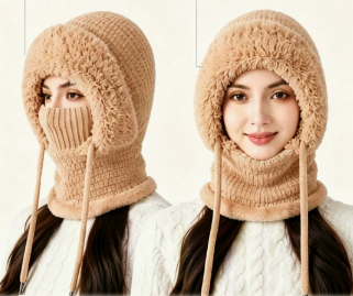 Stay Cozy and Stylish This Winter ❄️✨3 in 1 Beanie Hat For Women