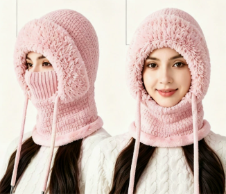 Stay Cozy and Stylish This Winter ❄️✨3 in 1 Beanie Hat For Women