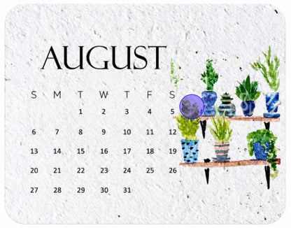 🌱Eco-Friendly Plantable “Timeless” Seed Calendar 2027