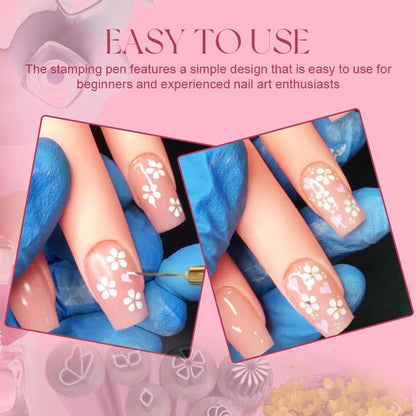 🔥 Nail Art Stamp Pen