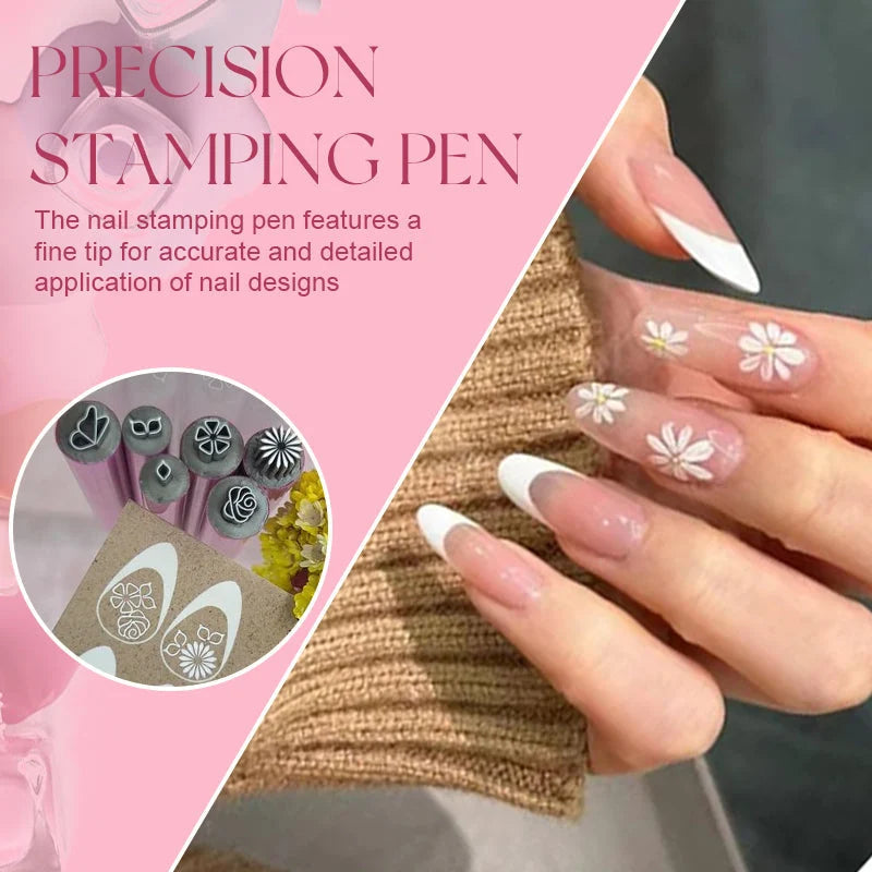 🔥 Nail Art Stamp Pen