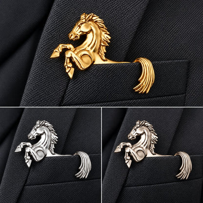 🌟 Luxury Sculpted Animal Brooch – Premium Statement Piece for Suits & Blazers