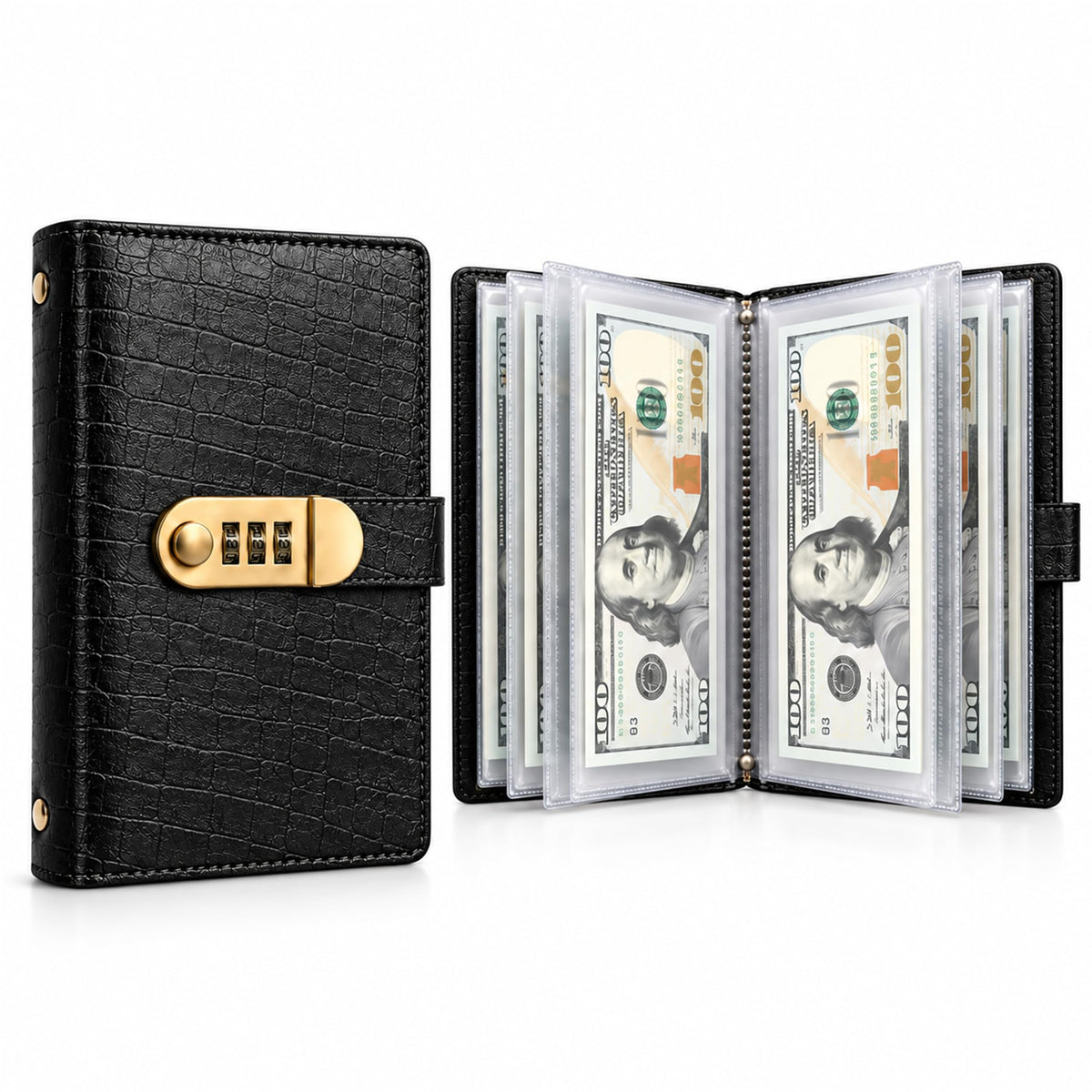 Lockable Cash Savings Binder & Budget Organizer