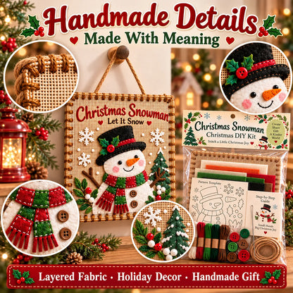 🎄✨Christmas DIY Fabric Weaving Friendship Kit - 🧵 Create Something Special Together! 💕