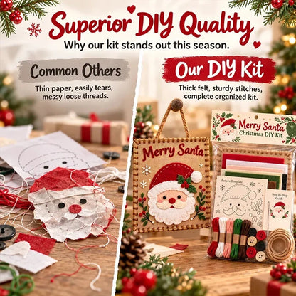 🎄✨Christmas DIY Fabric Weaving Friendship Kit - 🧵 Create Something Special Together! 💕