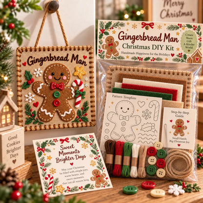 🎄✨Christmas DIY Fabric Weaving Friendship Kit - 🧵 Create Something Special Together! 💕