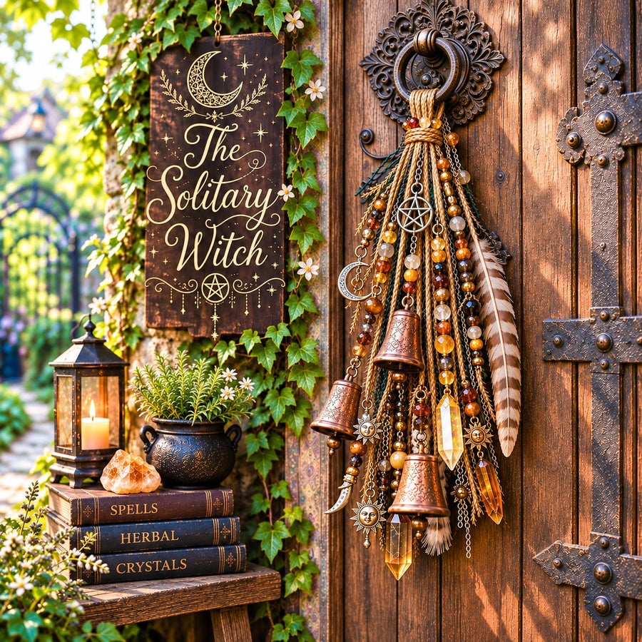 Orange Witchy Door Charm color option