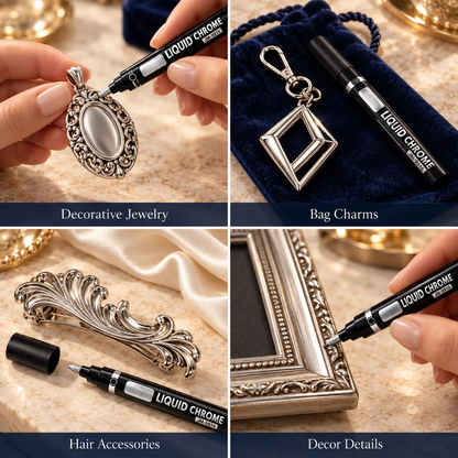 Jewelry & Accessory Touch-Up Paint Pen - 6 Metallic Colors