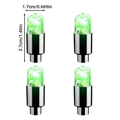 Waterproof LED Tire Valve Cap Light