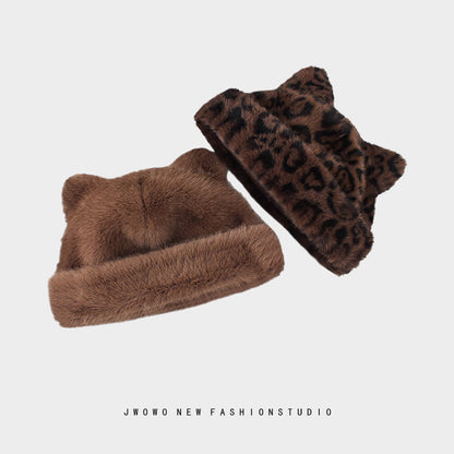 Cat Ear Plush Winter Beanie