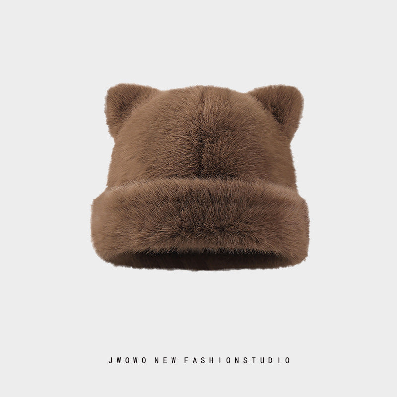 Cat Ear Plush Winter Beanie