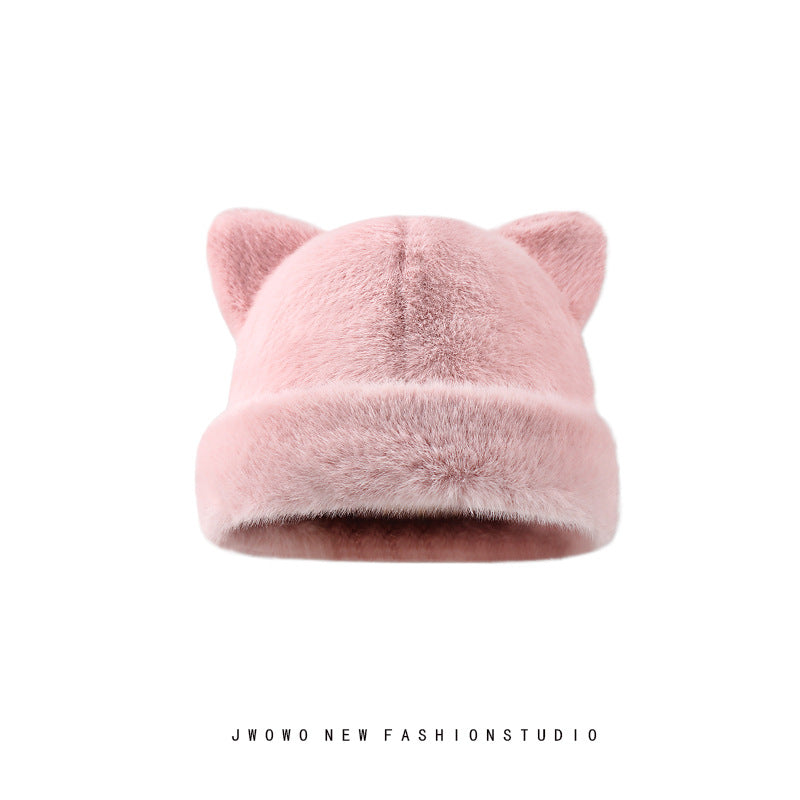 Cat Ear Plush Winter Beanie