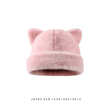 Cat Ear Plush Winter Beanie