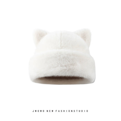 Cat Ear Plush Winter Beanie
