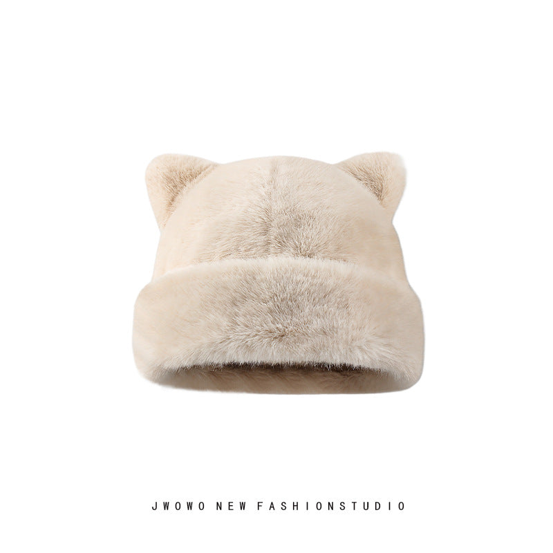 Cat Ear Plush Winter Beanie