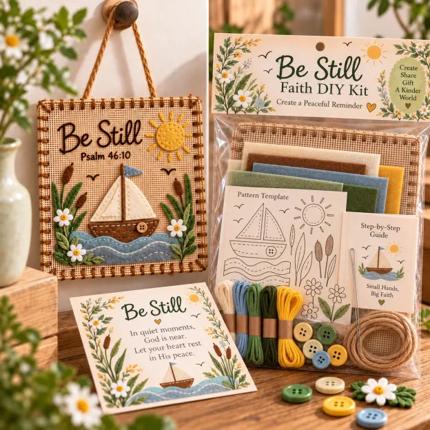 ✝️ Psalms of Comfort & Strength Fabric Weaving Kit