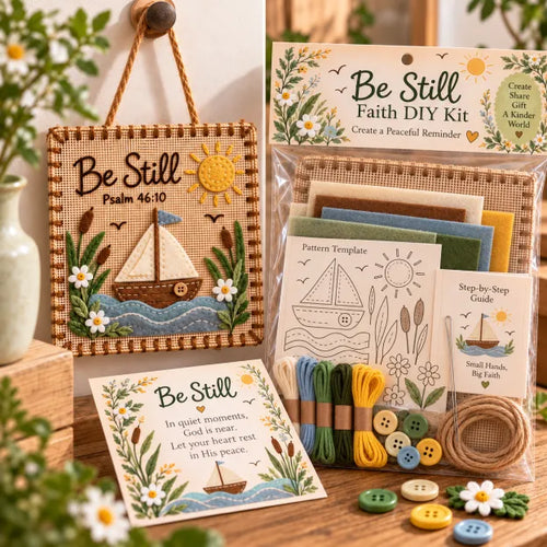 ✝️ Psalms of Comfort & Strength Fabric Weaving Kit