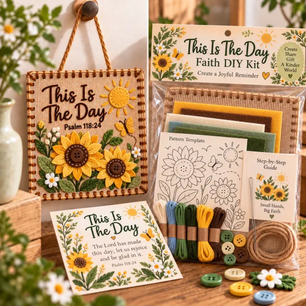 ✝️ Psalms of Comfort & Strength Fabric Weaving Kit