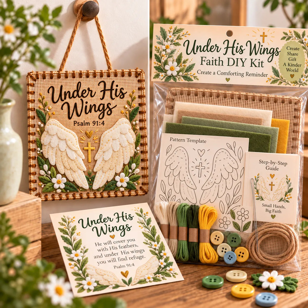 ✝️ Psalms of Comfort & Strength Fabric Weaving Kit