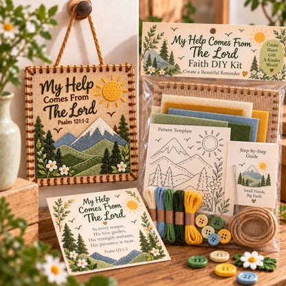 ✝️ Psalms of Comfort & Strength Fabric Weaving Kit