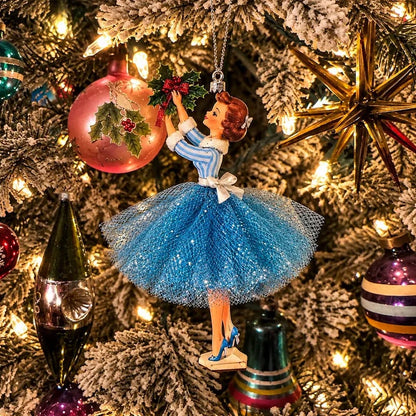 🔥 Last Day 49% OFF - Vintage Christmas Lady Ornaments – 1950s-Inspired Holiday Charm 🎄