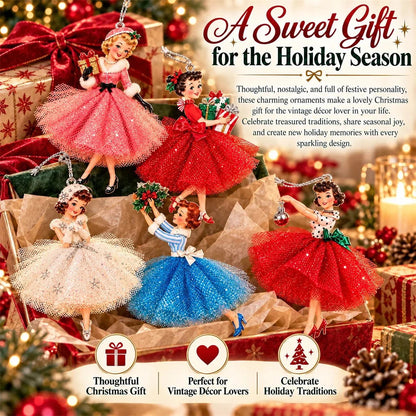 🔥 Last Day 49% OFF - Vintage Christmas Lady Ornaments – 1950s-Inspired Holiday Charm 🎄