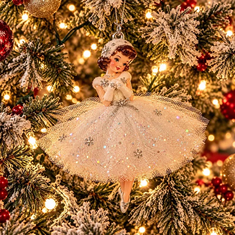 🔥 Last Day 49% OFF - Vintage Christmas Lady Ornaments – 1950s-Inspired Holiday Charm 🎄
