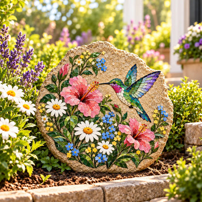 🐦 Beginner-Friendly Hummingbird & Wildflower Mosaic DIY Kit