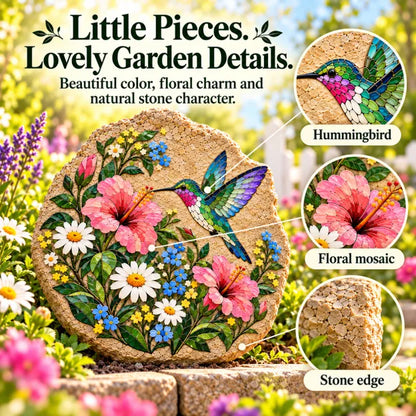 🐦 Beginner-Friendly Hummingbird & Wildflower Mosaic DIY Kit