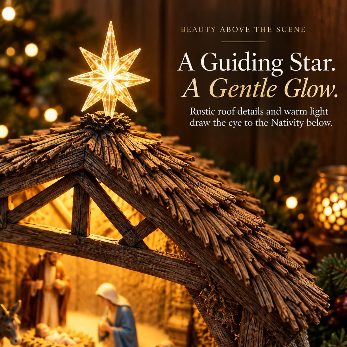 ⏰Limited Stock 50% OFF - ✨ Bethlehem Glow – Lighted Nativity Mist Diffuser ✝️