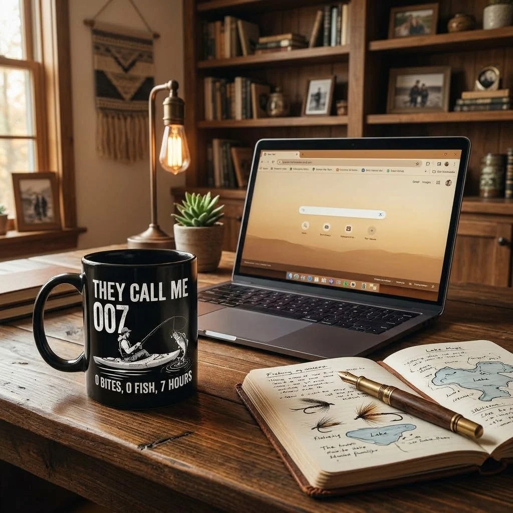 They Call Me 007 Funny Fishing Mug