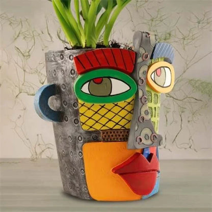 🌷Brutalist Abstract Beauty Face Flower Pot