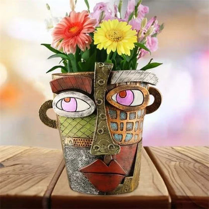🌷Brutalist Abstract Beauty Face Flower Pot