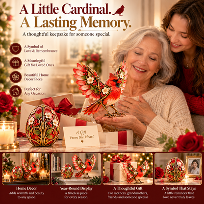 ❤️ A Little Sign Of Love 🐦 Transforming Cardinal Egg – A Keepsake To Treasure
