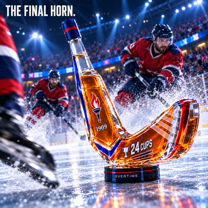 🔥Last Day 50% OFF- 🏒Hockey Stick Whiskey Decanter — 2026–27 Limited Custom Edition
