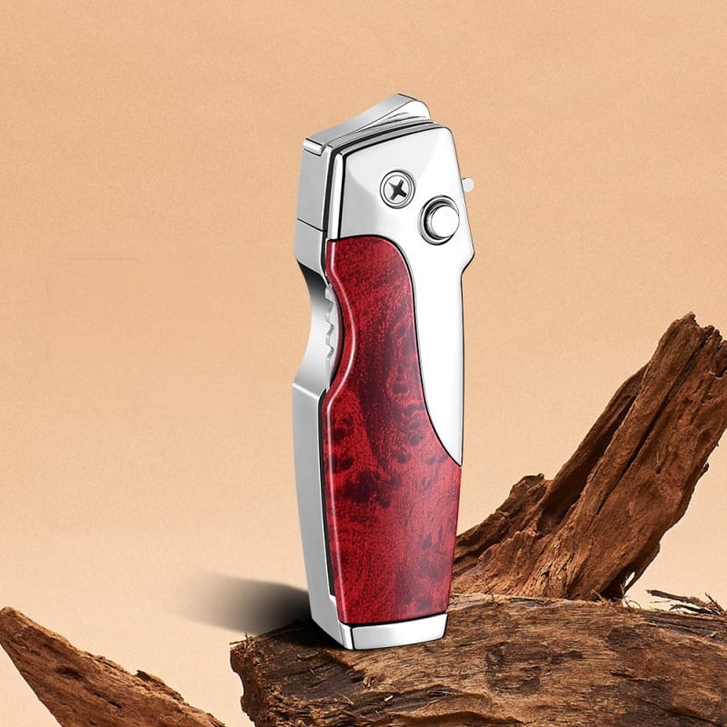 2-in-1 Tactical Folding Knife & Lighter