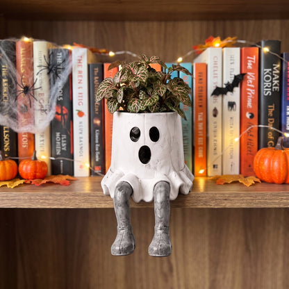The Quirky Ledge Friend: Handcrafted Shelf Bloom Pot