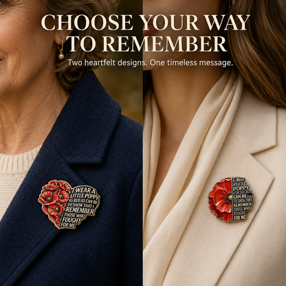 1945-2026 “Never Forgotten” Classic Poppy Crest — 81th Limited Edition