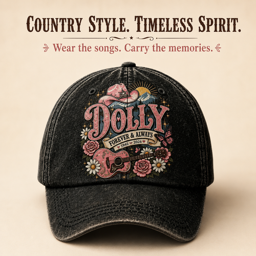 Queen of Country 1946-2026 “Timeless Spirit” Washed Cap