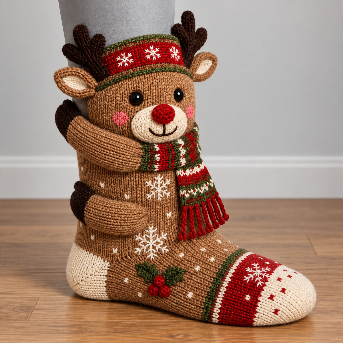 The best gift—3D Christmas Hugging Christmas Socks
