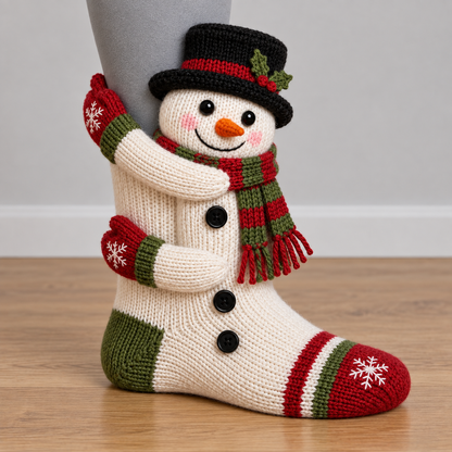 The best gift—3D Christmas Hugging Christmas Socks