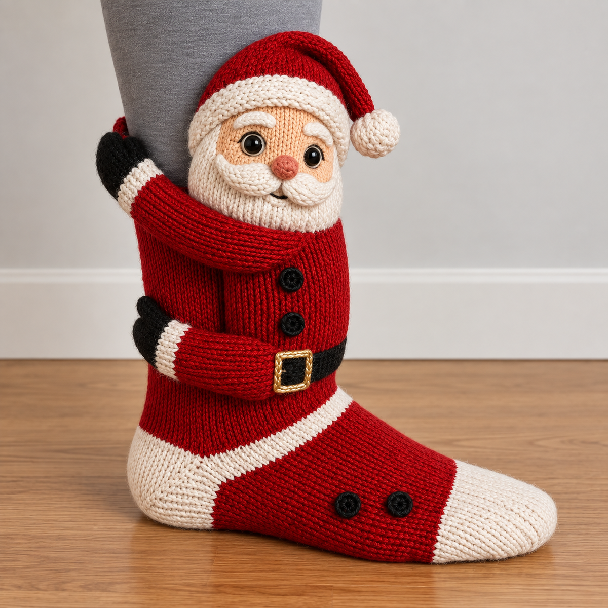The best gift—3D Christmas Hugging Christmas Socks