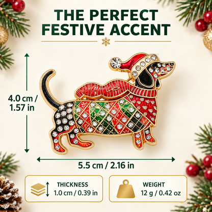 Limited Edition Dachshund Brooch