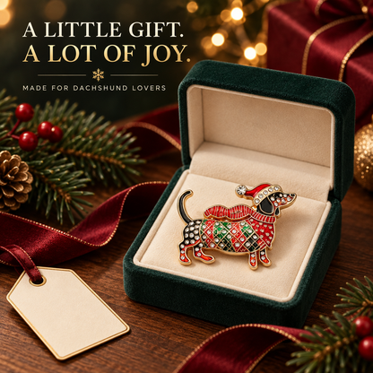 Limited Edition Dachshund Brooch