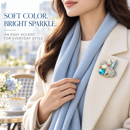 Limited Edition Guardian Angel Lamb Lapel brooch
