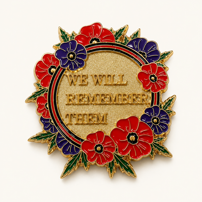 Limited Edition-“The Brave & The Faithful” Scarlet & Violet Tribute Wreath