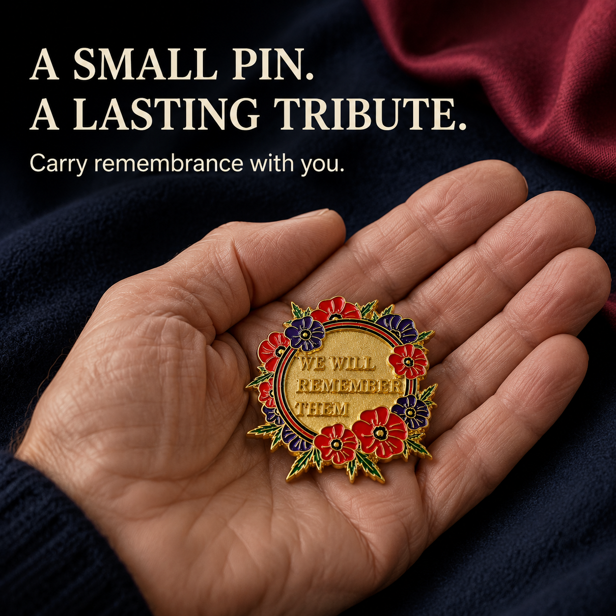 Limited Edition-“The Brave & The Faithful” Scarlet & Violet Tribute Wreath