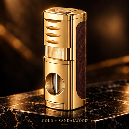 New Vintage Luxury 4-in-1 Multifunctional Cigar Lighter