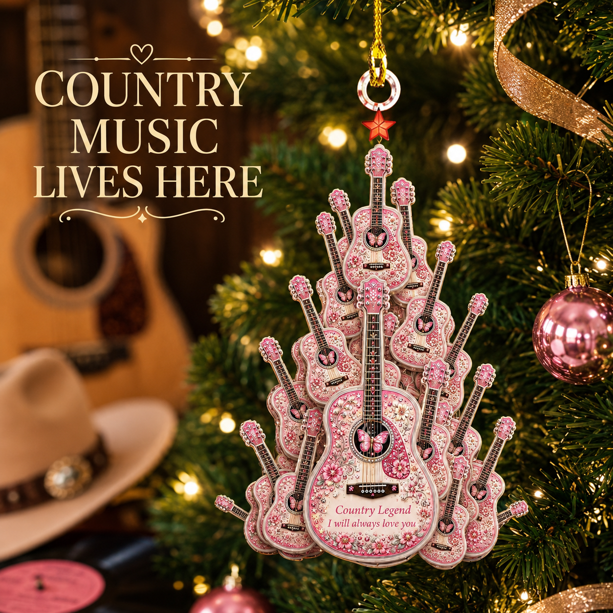 Queen of Country 1946-2026 “Timeless Spirit” Hanging Ornament